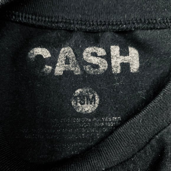 JOHNNY CASH Unisex T-Shirt Top 18 Months Tee Toddler The Man In Black - Picture 4 of 4